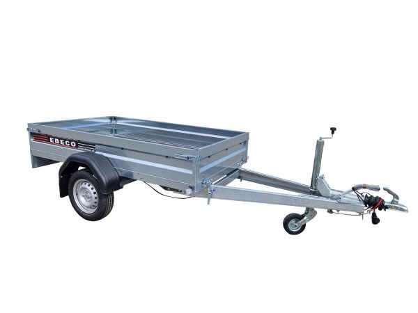 EBECO N7 - Egytengelyes billenő FÉKEZETT utánfutó 1350 kg-ig - 40cm OLDALFALAK