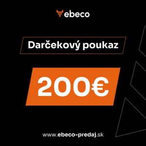 Ajándékutalvány 200€ értékben