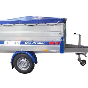 EBECO T5 - 1350 kg készlet toldatokkal és ponyvával + támaszkerék (Tartalék: tartalék nélkül)