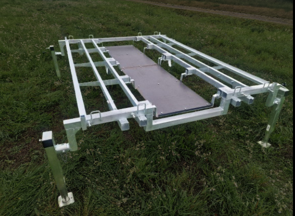 MÉHÉSZET – MOBIL Méhkaptár Platform – EB 10 (10 kaptár) – EBECO N5, N6, N7 Utánfutókhoz (1,26 m x 2,20 m) - Image 3