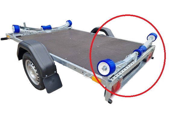 Hajótartó görgős felépítmény! EBECO N5, N6, N7 utánfutókhoz. - Image 5