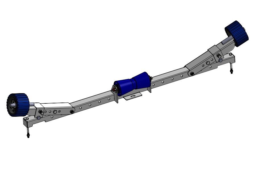 Hajótartó görgős felépítmény! EBECO N5, N6, N7 utánfutókhoz. - Image 6